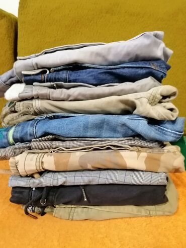 Cinslər: Kişi şalvar və cins şalvar dəsti Zegna Sport, Kenzo, Scoth&Soda — 3