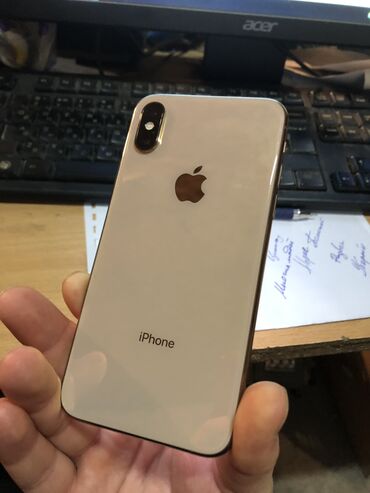 iphone xs 256gb: IPhone Xs, Б/у, 256 ГБ, Золотой, Чехол, 77 %