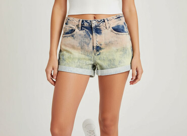 top i krótkie spodenki: Topshop Moto, Szorty damskie, rozmiar XS