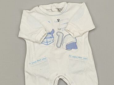 kombinezon biały niemowlęcy: Чоловічок, Для новонароджених, стан - Ідеальний