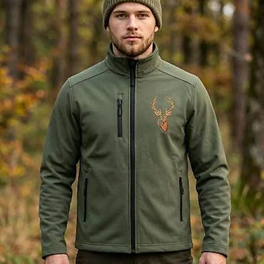 Jakne za prelazni period: Muška softshell jakna za outdoor/šumske aktivnosti - Materijal — 3
