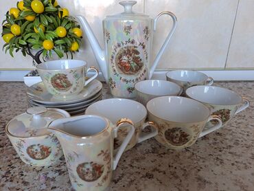 çay qaşığı: Çay dəsti, Farfor, Madonna, 6 nəfərlik, Almaniya