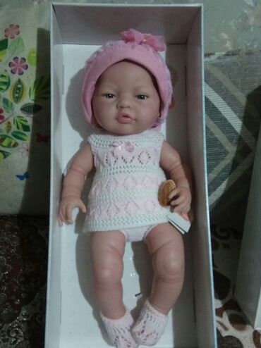 игрушки для младенцев: Кукла-младенец, девочка, известной испанской фирмы Paola Reyna, вся из
