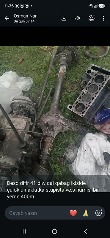 avtomobil ucun qaz avadanliqlari: Satılır: UAZ üçün komple aqreqatlar və ehtiyat hissələri - Mühərrik — 4