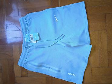 svetleće pidžame: Nike NOCTA muške šorts pantalone – svetloplava boja - Model: Nike x — 1