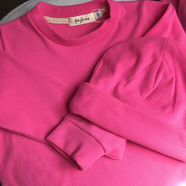 оверсайз свитер: Комплект, цвет - Розовый, Новый