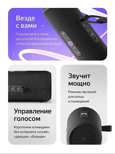 усилитель с колонкой: Яндекс Станция Стрит — умная колонка, которую можно брать с собой! — 3