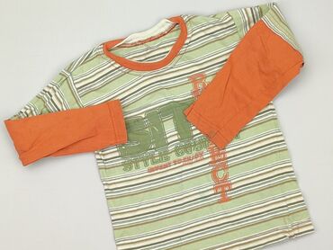 rajstopy zielono czerwone: Blouse, 1.5-2 years, 86-92 cm, condition - Good