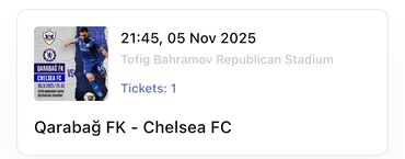 комби купить в баку: Qarabag FK – Chelsea FC futbol matçına elektron bilet - Tədbir