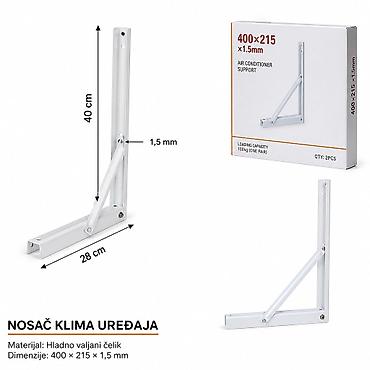 KMT Sklopiva trougaoni nosač 9364565 Opis: - Sklopivi trougaoni nosač