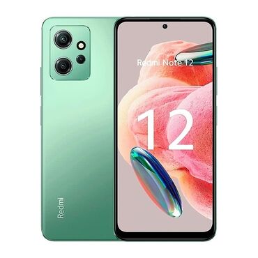 Redmi: Redmi, Redmi Note 12, Б/у, 256 ГБ, цвет - Зеленый, 2 SIM