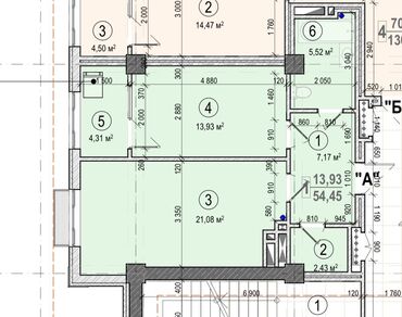 аренда под следующим выкупом: 1 комната, 55 м², Элитка, 6 этаж, ПСО (под самоотделку)