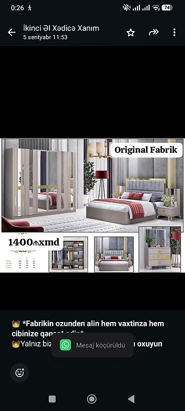 👑 **Fabrikin ozunden alin hem vaxtinza hem cibinize qənaət edin**