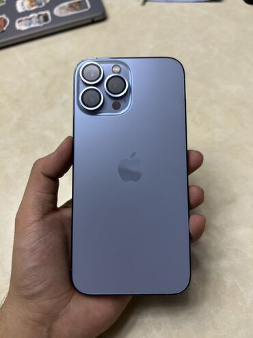 Apple iPhone: IPhone 13 Pro Max, Б/у, Зарядное устройство, Защитное стекло, Кабель