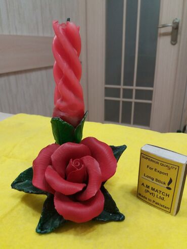 декоративная ваза: Роза - подсвечник
150сом