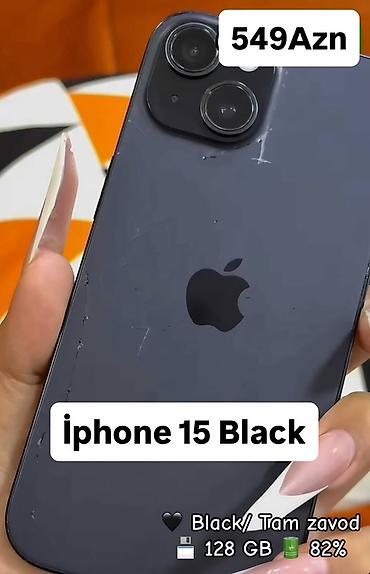 iphone 6s gence: IPhone 15, 128 GB, Qara, Face ID — 3