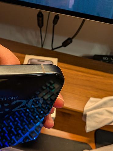 Уюлдук телефондор жана аксессуарлар: IPhone 15 Pro, Колдонулган, 128 ГБ, Blue Titanium, Куту, 86 % — 7