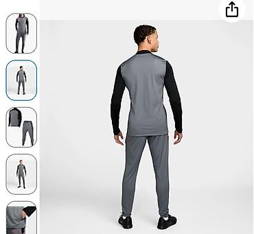 одежда спортивная: Мужской спортивный костюм, L, Nike, Новый, цвет - Серый, Самовывоз — 2