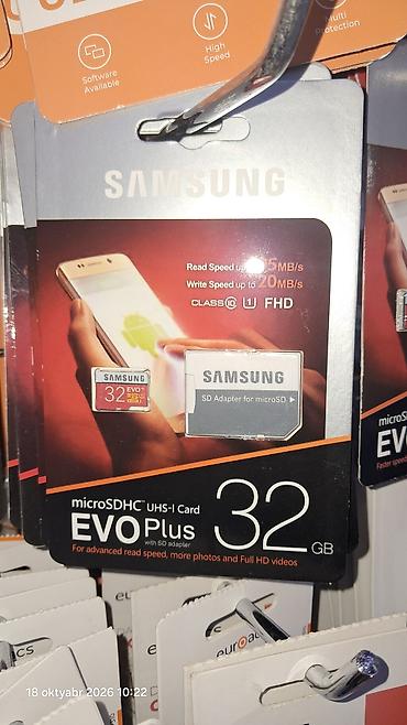 nini: Samsung microSDHC UHS-I EVO Plus 32 GB yaddaş kartı - Tutum: 32 GB - — 1