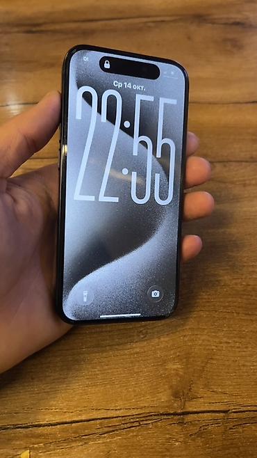 iphone 1e: IPhone 15 Pro, цвет «чёрный титан». Состояние идеал ни одной царапины — 2