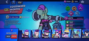 Açıqcalar: Brawl Stars hesabı - Kupa: 64 931 - Qızıl: 64 931 - Kristal/daş: 1 — 13