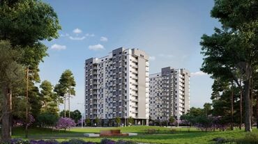 купить квартиру в рассрочку от хозяина: Курулуп жатат, Элитка, 1 бөлмө, 54 кв. м