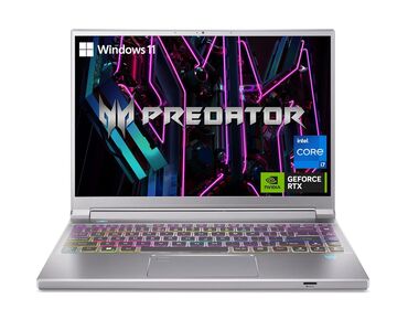 геймерский: Ноутбук, Acer, 16 ГБ ОЗУ, Intel Core i7, 14 ", Б/у, Игровой, память NVMe SSD