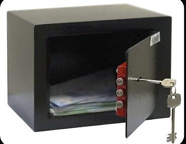 Мебель: Сейф Klesto, компактный настольный - Тип замка: ключевой, комплект из — 1