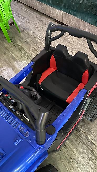mini maşin: Uşaqlar üçün elektrikli minik maşını – mavi rəng Heç bie problemi — 4