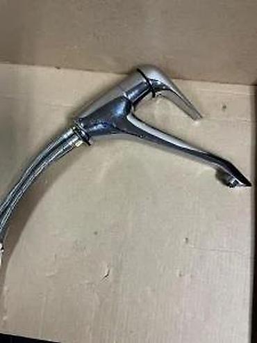 Slavine: Jednoručna kuhinjska slavina – hrom - Materijal: mesing sa hromiranom — 11