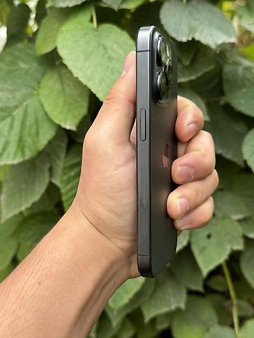 Техника и электроника: IPhone 15 Pro, Б/у, 256 ГБ, Black Titanium, Коробка, 95 % — 3
