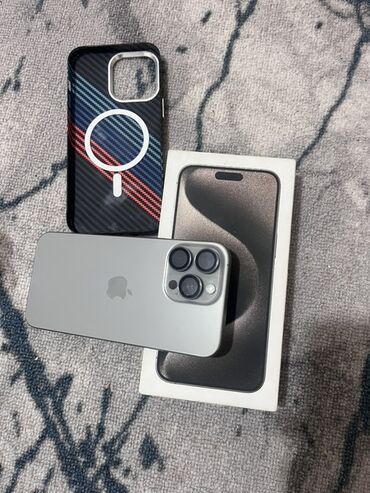 айфон 13 про цена в бишкеке бу: IPhone 15 Pro Max, Natural Titanium, Куту, 85 %