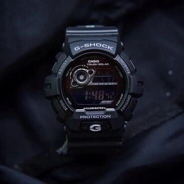 спортивный часы: Casio G-Shock 8900. на солнечной батарее (гибрид), состояние хорошее