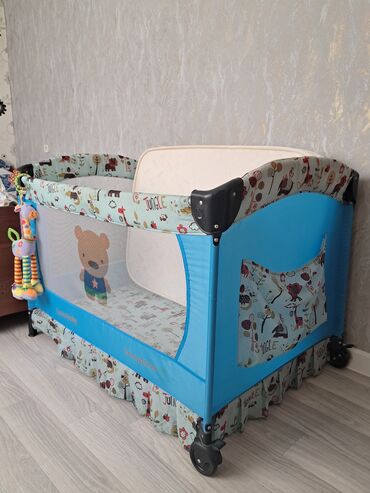 детская кроватка с тумбой: Манеж керебет, Бүктөө, Башка материал