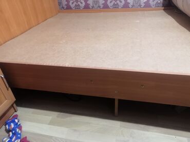 каркас на кровать: Эки кишилик керебет, Колдонулган, Without a mattress, узуну - 200 см