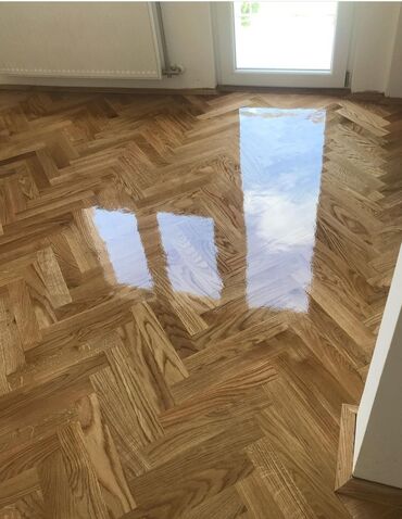 Döşəmə işləri: Pol parket cilalama — 6