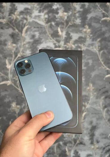 iphone 12 128 gb qiymeti: IPhone 12 Pro, 128 GB, Mavi, Barmaq izi, Face ID