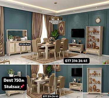 Mətbəx/qonaq otağı üçün mebel dəsti Tərkibi: - Yemək masası (geniş