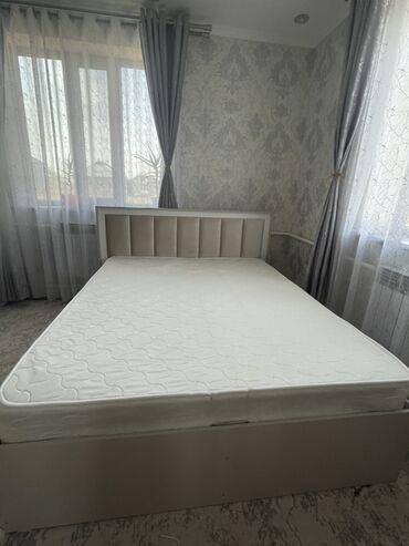 тканевый шкаф бу: Эки кишилик керебет, Колдонулган, Матрасы бар, узуну - 200 см