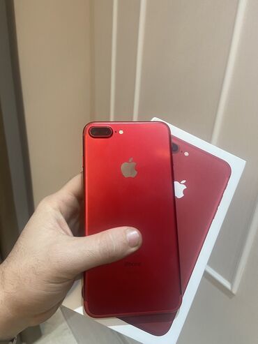 iphone 1q: IPhone 7 Plus | 128 GB Qırmızı | Barmaq izi