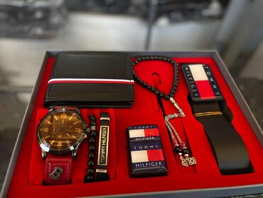 Setovi nakita: Tommy Hilfiger, Set: Prsten, Materijal: Koža — 15