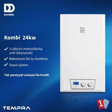 Elektronika: Kombi, radiator, boru və aksesuarlar Türkiyə istehsalı DemirDöküm
