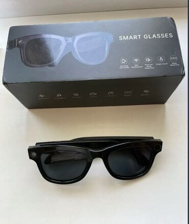 lenovo flex: Умные очки Smart Glasses - Классическая оправа wayfarer, черный