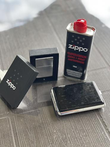 cardinal siqaret: Zippo brendindən dəst - Metal korpuslu klassik Zippo benzinli alışqan — 1