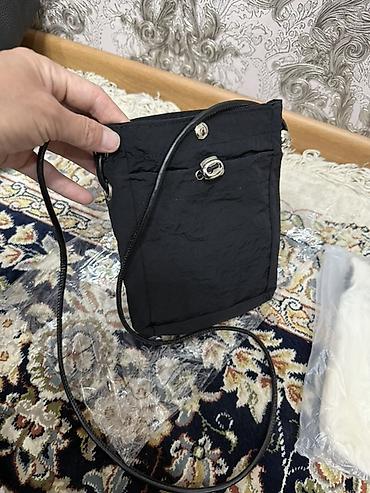 сумка coach оригинал: Сумка через плечо компактная, набор из двух цветов: черный и молочный — 3