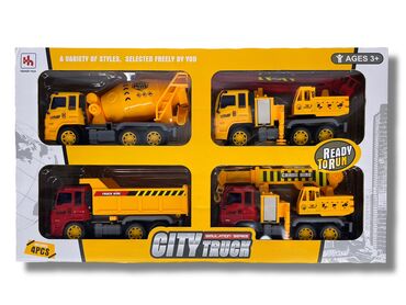 авто игрушки: 4в1 грузовые машины [ акция 50% ] - низкие цены в городе! Качество