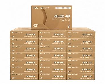 google: TCL QLED 4K с Google TV — серия умных телевизоров с диагоналями 32" — 2