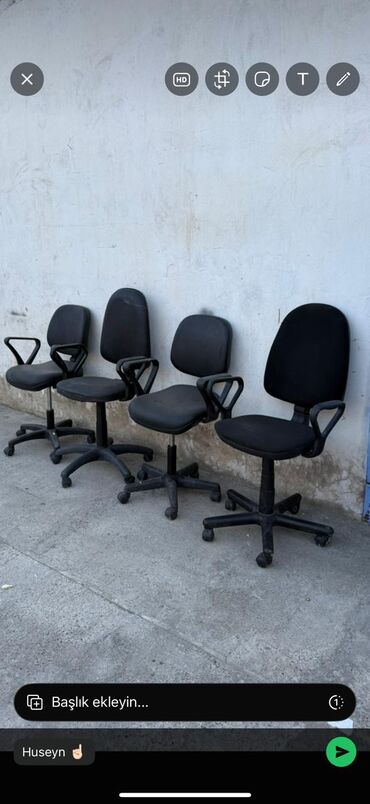 Ofis və oyun kresloları: Kreslolar yaxşı vəziyyətdə hər şeyi tam işlək çatdırılmamız var