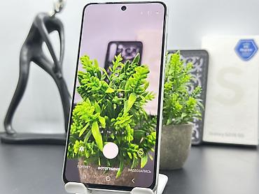 Samsung: Samsung Galaxy S21 FE, Б/у, 128 ГБ, цвет - Белый, 2 SIM — 9