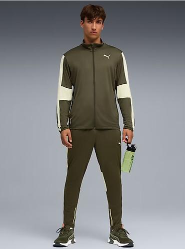 pull and: Мужской спортивный костюм, L, Puma, Новый, цвет - Зеленый, Самовывоз, Платная доставка — 1